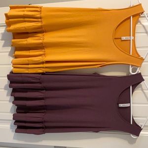 Zenana Premium sleeveless tunics/mini dress.